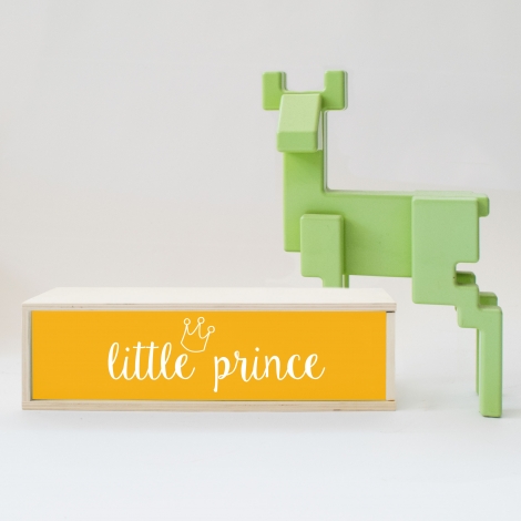 Caja de luz 'Little Prince'. Lámpara madera 'Little Prince'