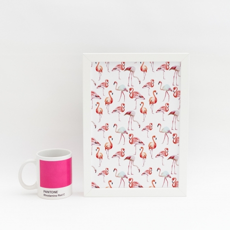 Lámina decorativa 'Flamingo'