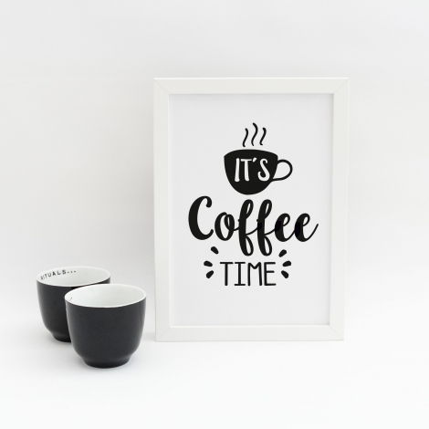 Lámina decorativa 'Coffee Time'