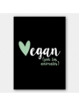Lámina decorativa 'Vegan'